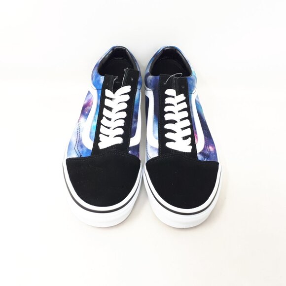 Vans Old Skool Galaxy Black White Skate Authentic Shoe Sneaker Womens Size 8 US - Picture 8 of 12